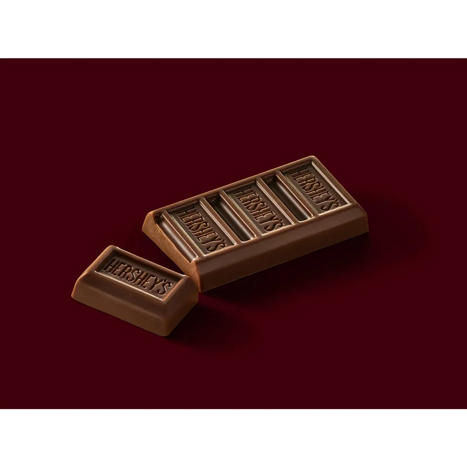 HERSHEY'S Milk Chocolate Bars, Snack Size, 80 pcs. - Image 2