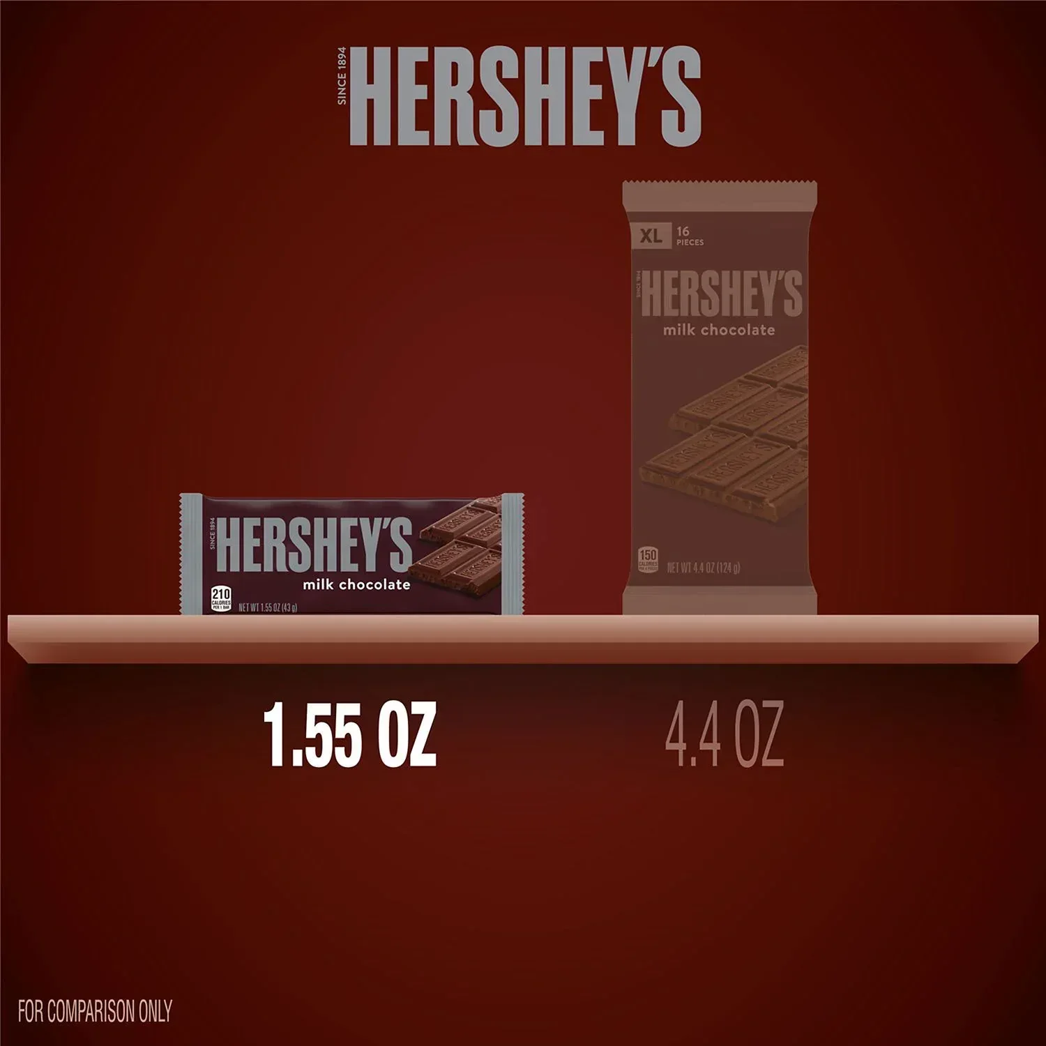 HERSHEY'S Milk Chocolate Candy Bars, 1.55 oz., 36 pk. - Image 3