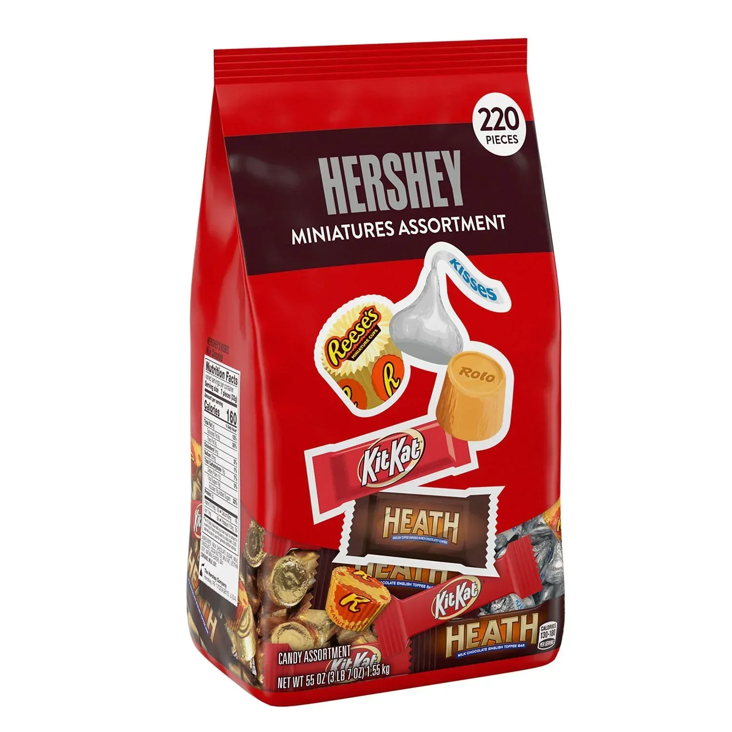 HERSHEY'S Variety Pack Chocolate Candy, Minis, 220 pcs. - Image 3