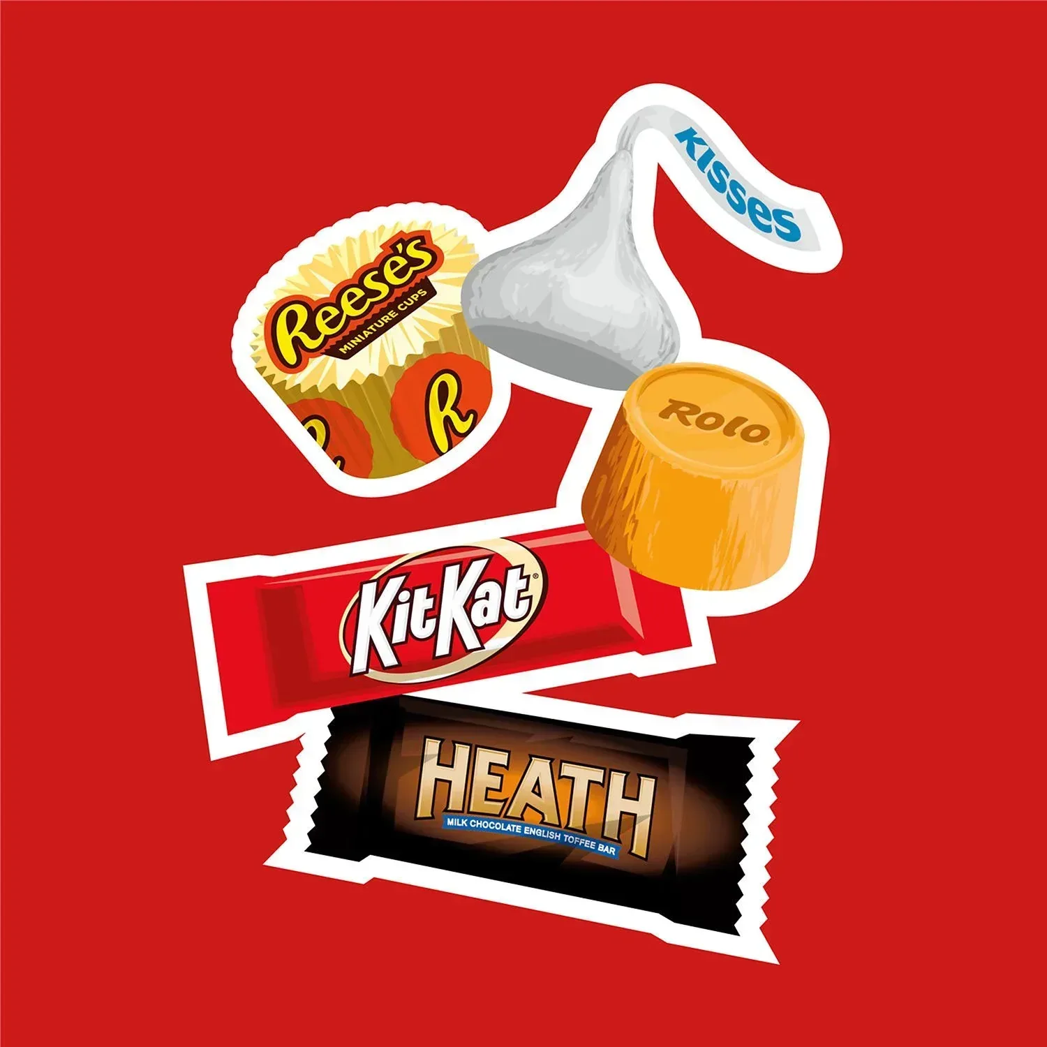 HERSHEY'S Variety Pack Chocolate Candy, Minis, 220 pcs. - Image 4