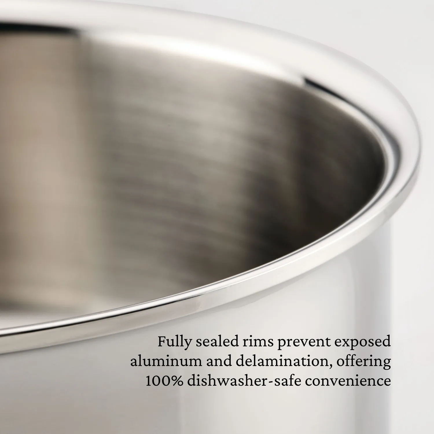 Hestan ProBond Luxe Stainless Steel Saucier with Lid, 2qt. - Image 2