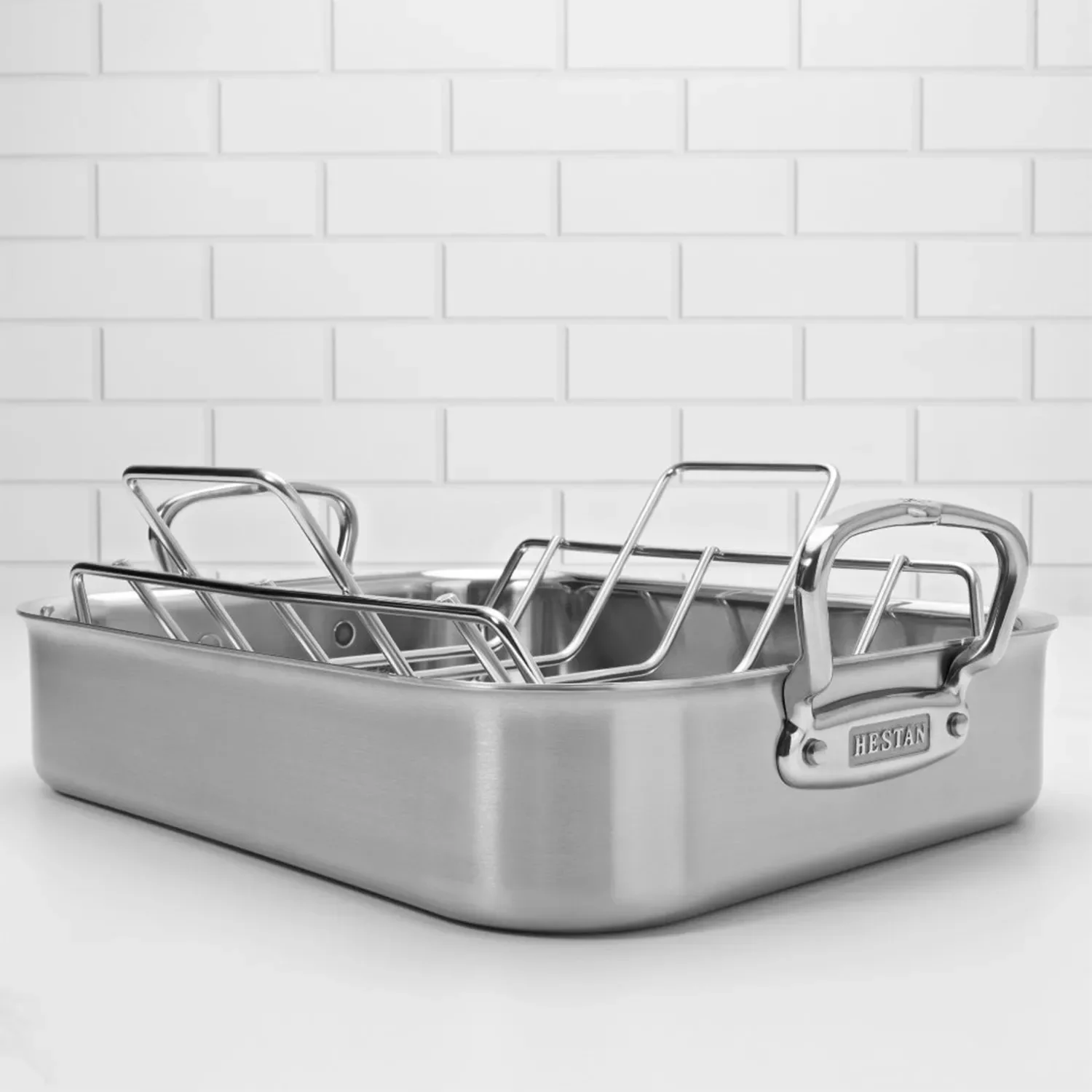 Hestan Provisions Roasting Pan with Stainless Steel Rack - Image 10