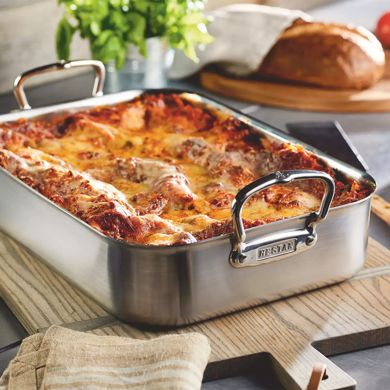 Hestan Provisions Roasting Pan with Stainless Steel Rack - Image 13