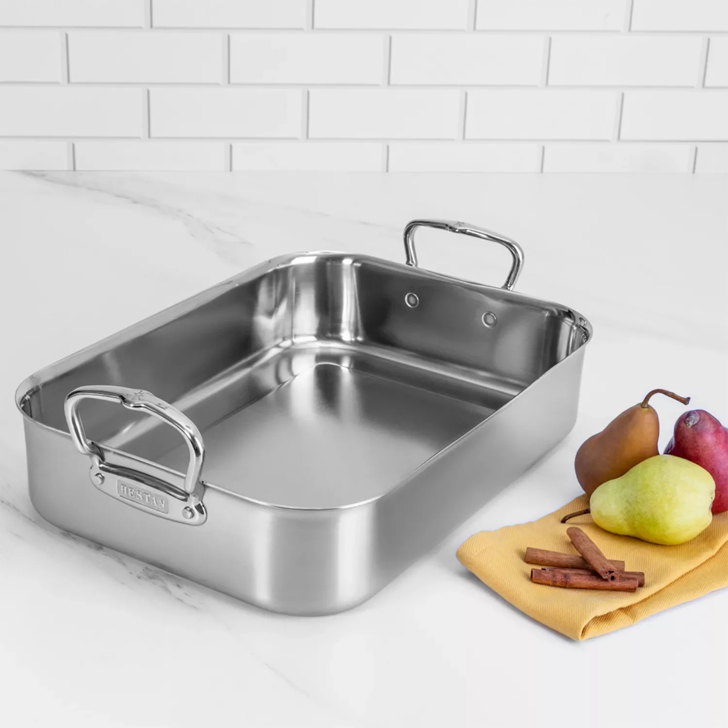 Hestan Provisions Roasting Pan with Stainless Steel Rack - Image 9