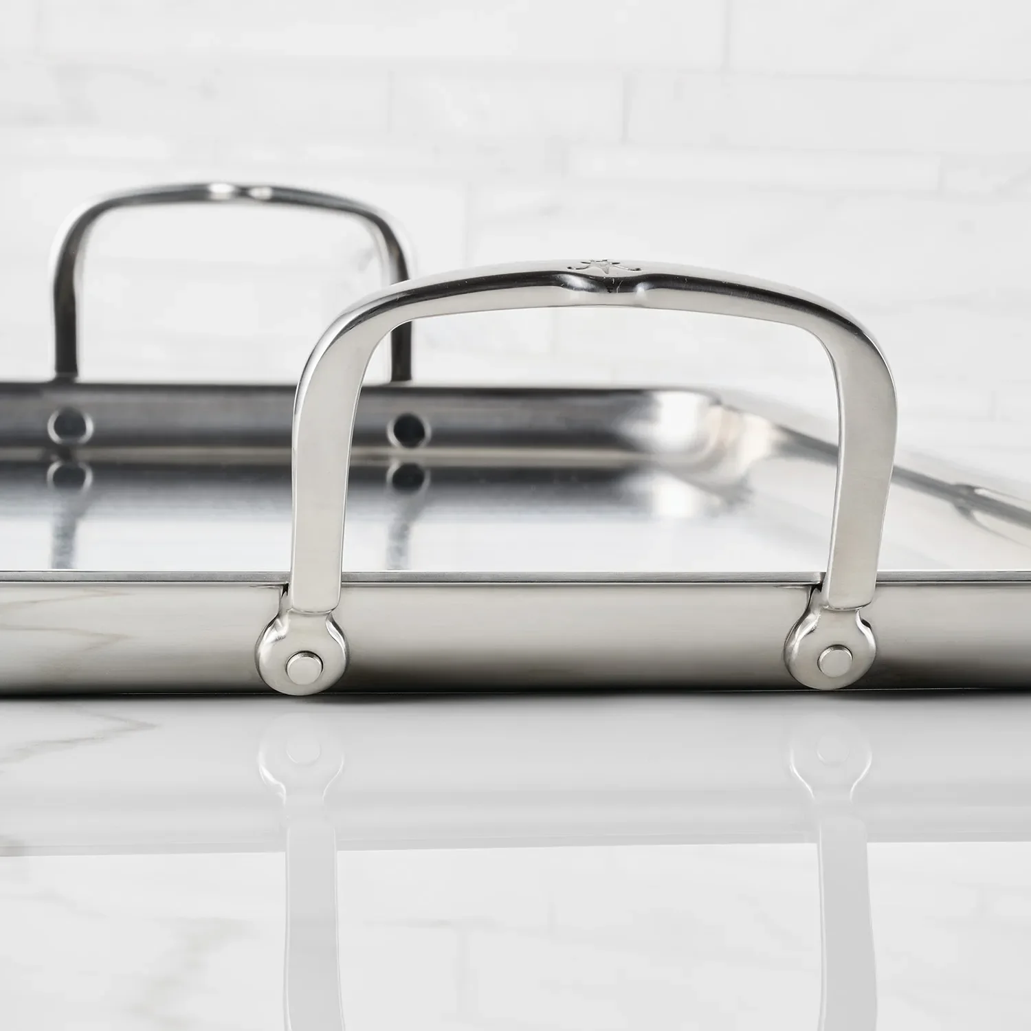 Hestan Provisions Stainless Steel Double Burner Griddle - Image 5