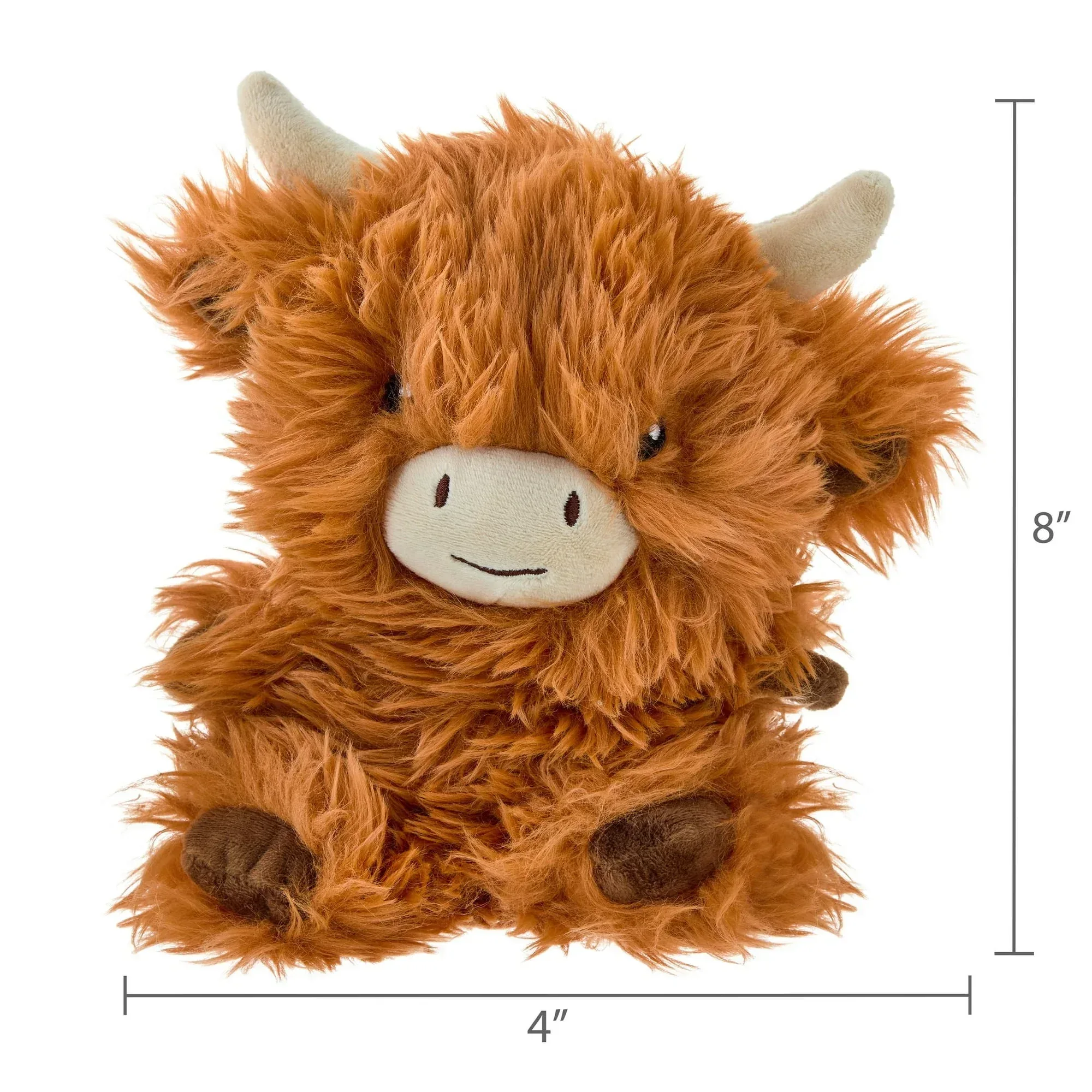Highland Cow, Brown, 8", Valentine's Day by Way To Celebrate - Image 2