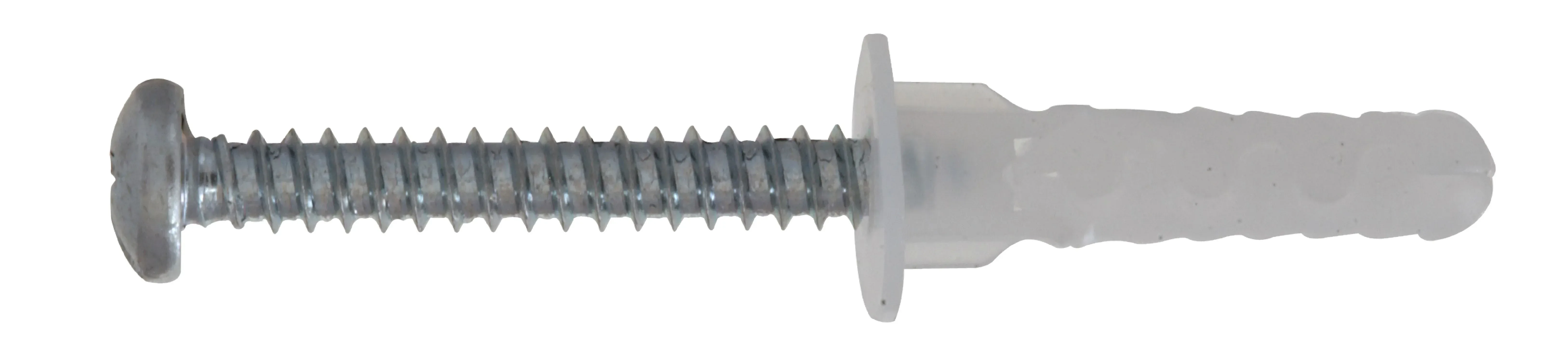 Hillman Caiman Multi-material Wall Anchors, #8-14, Nylon and Steel, 40 lb., White, 4 sets - Image 7