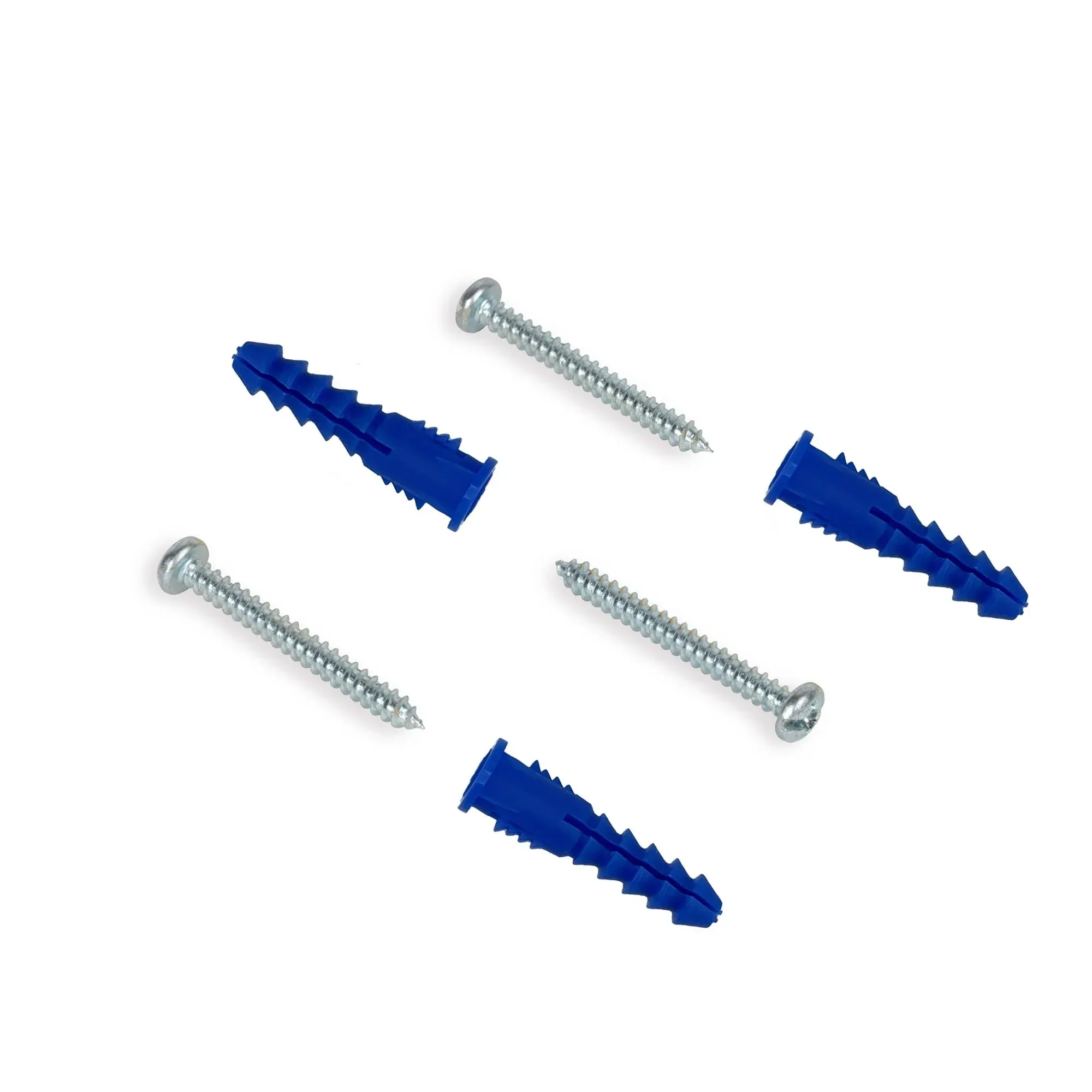 Hillman Multi-Material Ribbed Anchor Screws, #4-6 x 7/8", Plastic and Steel, 10 lbs, Yellow, 6 sets - Image 19