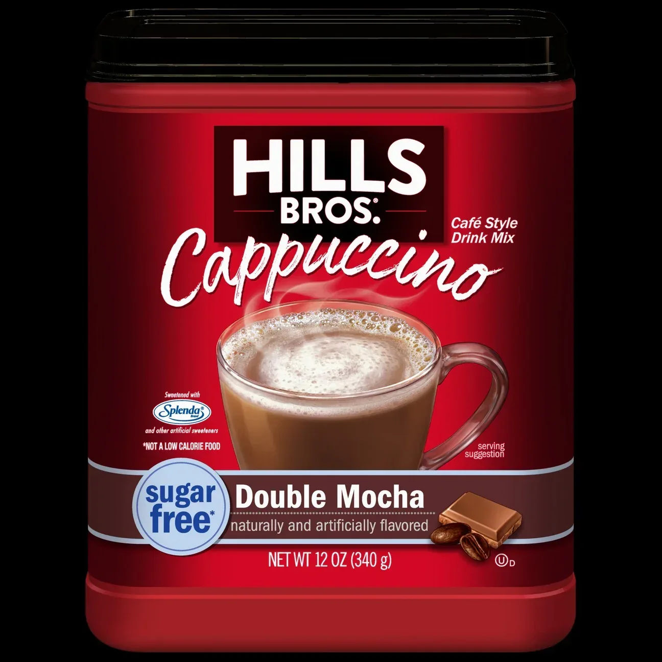 Hills Bros. Cappuccino Sugar-Free Double Mocha - Instant Cappuccino Mix
