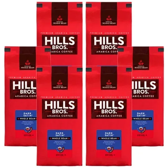 Hills Bros. Coffee Dark Satin - Dark Roast - Whole Bean - Premium Arabica - Image 14