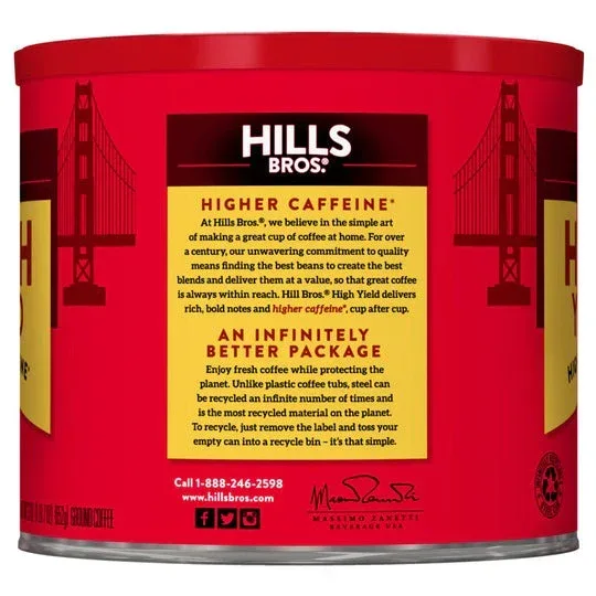 Hills Bros. Coffee High Yield - Medium Roast - Ground - Image 2