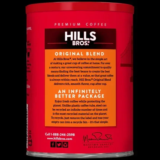 Hills Bros. Coffee Original Blend - Medium Roast - Ground - Image 2