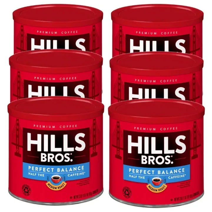 Hills Bros. Coffee Perfect Balance - Medium Roast - Ground - Can - Image 13