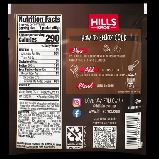 Hills Bros. Frappes Frappés Chocolate Espresso - Image 2
