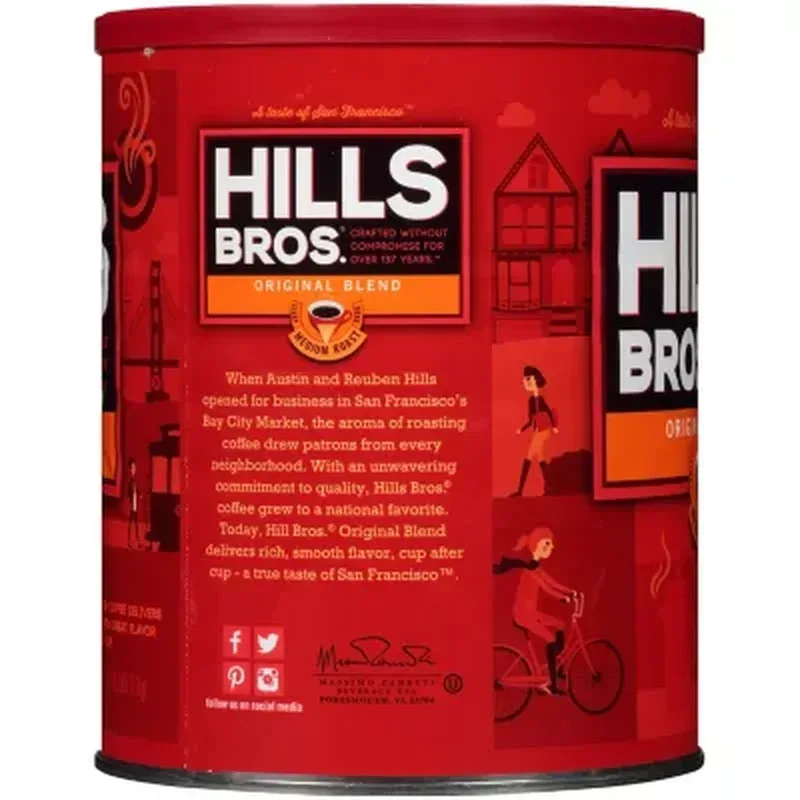 Hills Bros. Original Blend Ground Coffee (42.5 Oz.) - Image 2