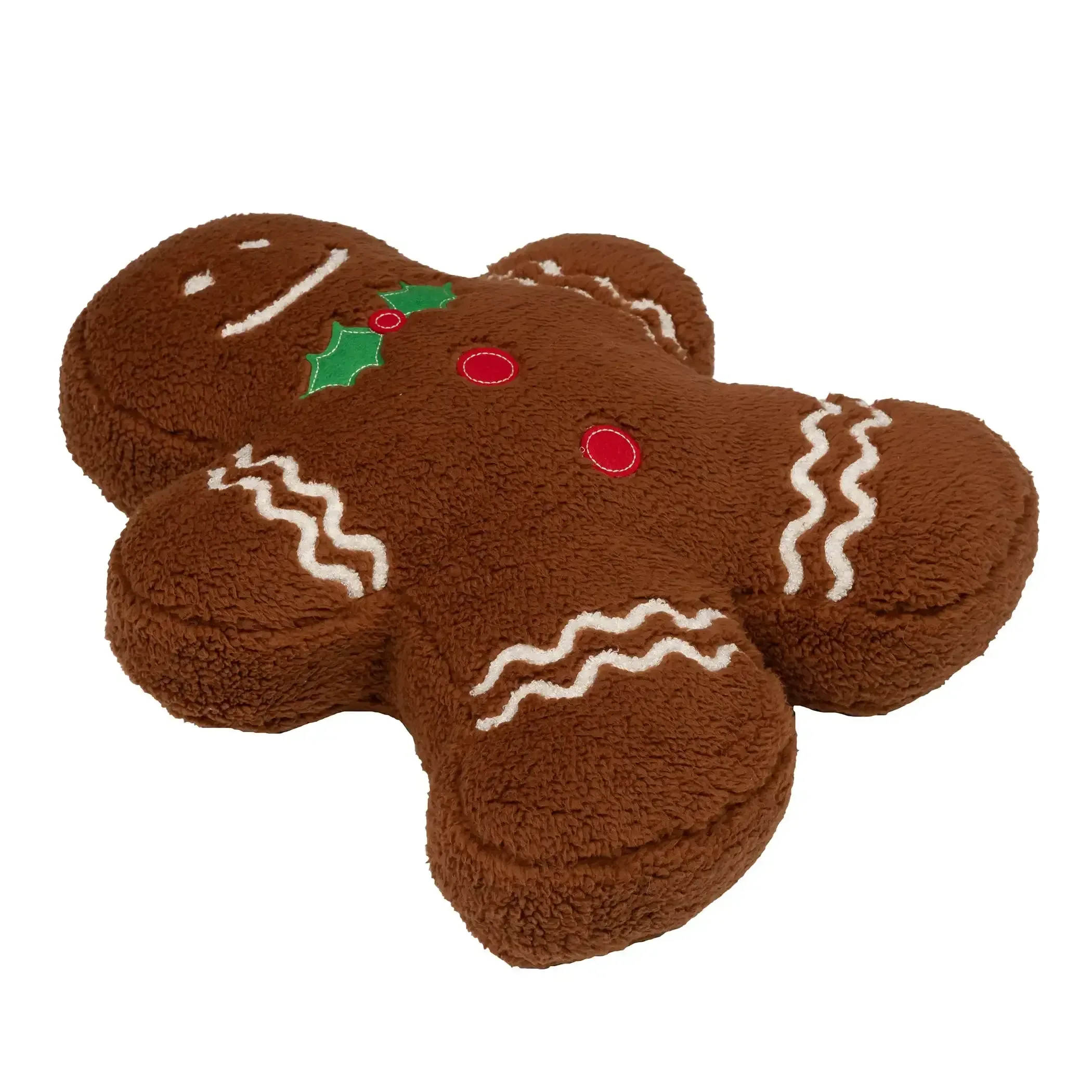 Holiday Decorative Pillow, Gingerbread - Image 3