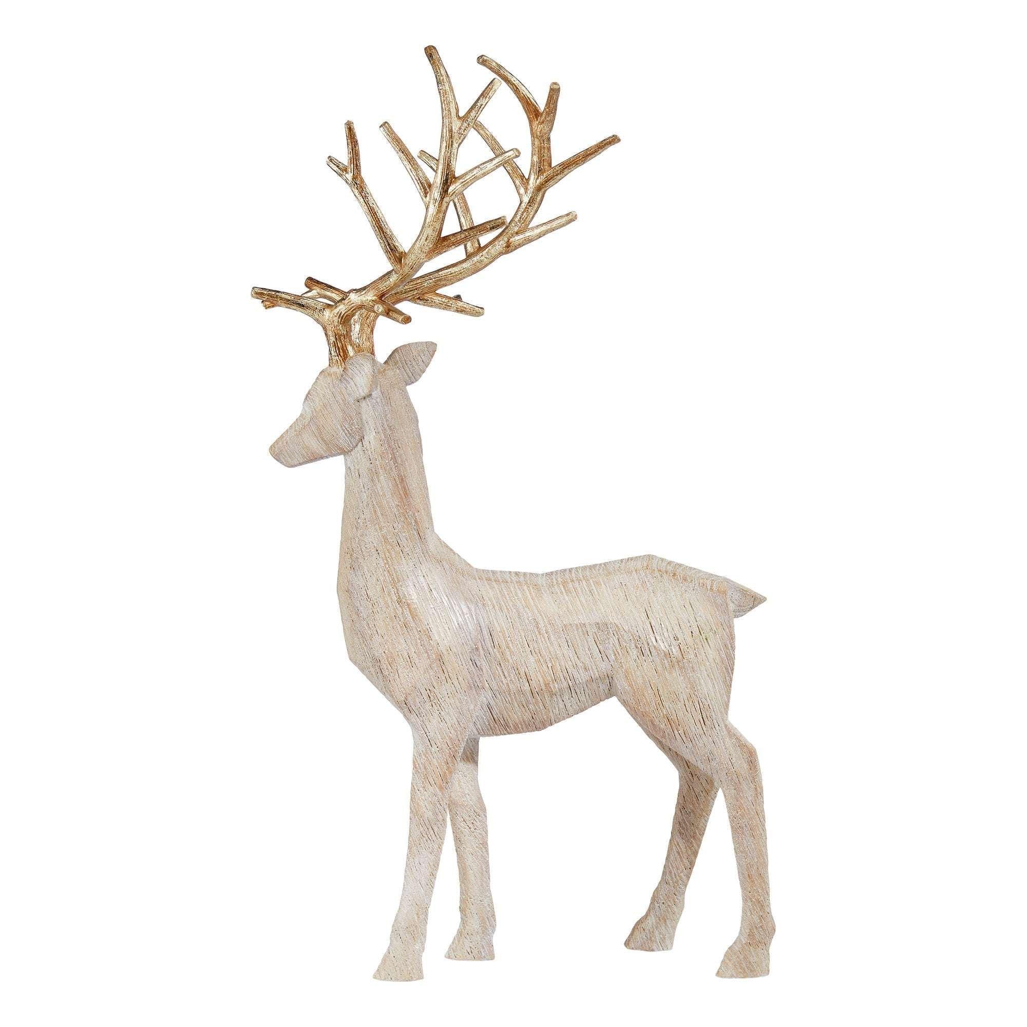 Holiday Deer Family with Trees, Set of 5 - Image 2
