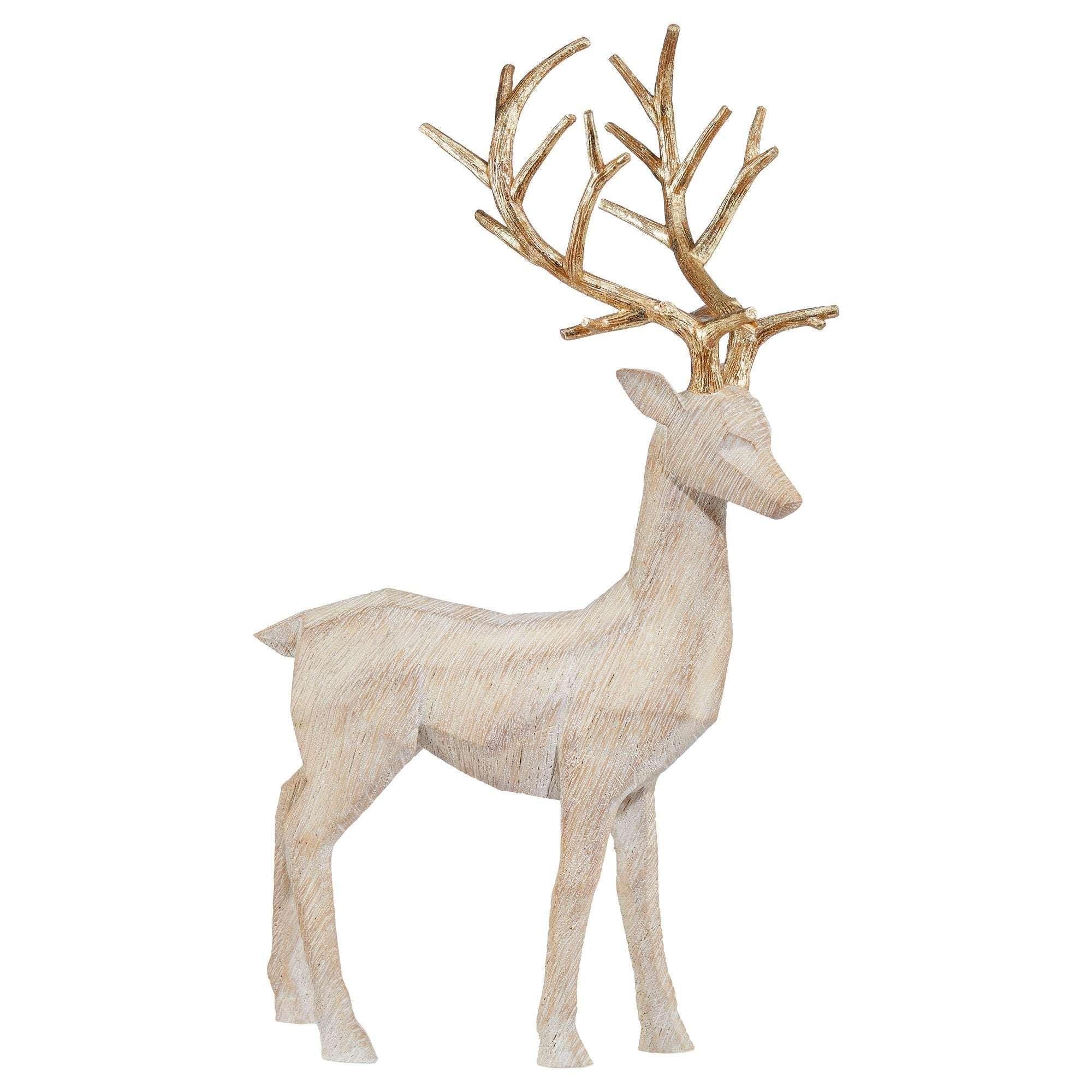 Holiday Deer Family with Trees, Set of 5 - Image 3