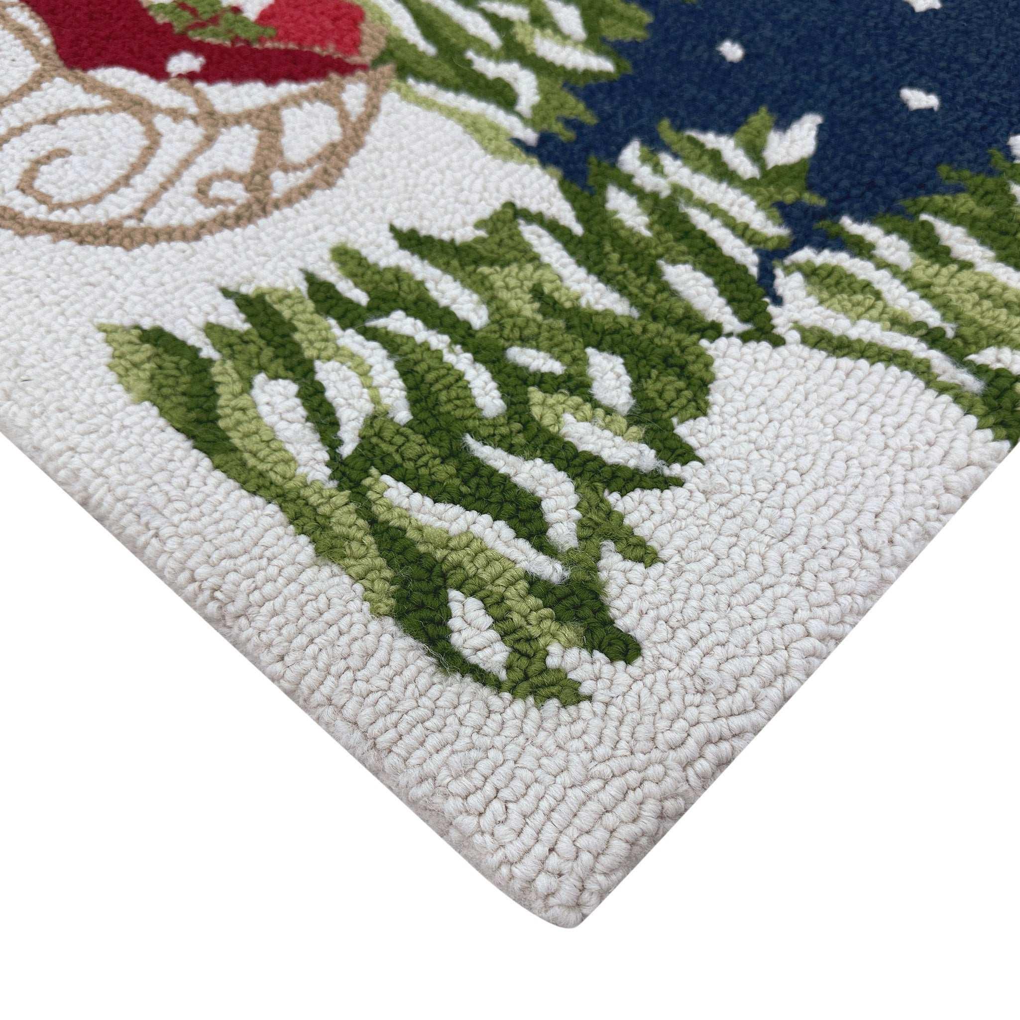Holiday Hooked Accent Rug, 22” x 38” - Image 2