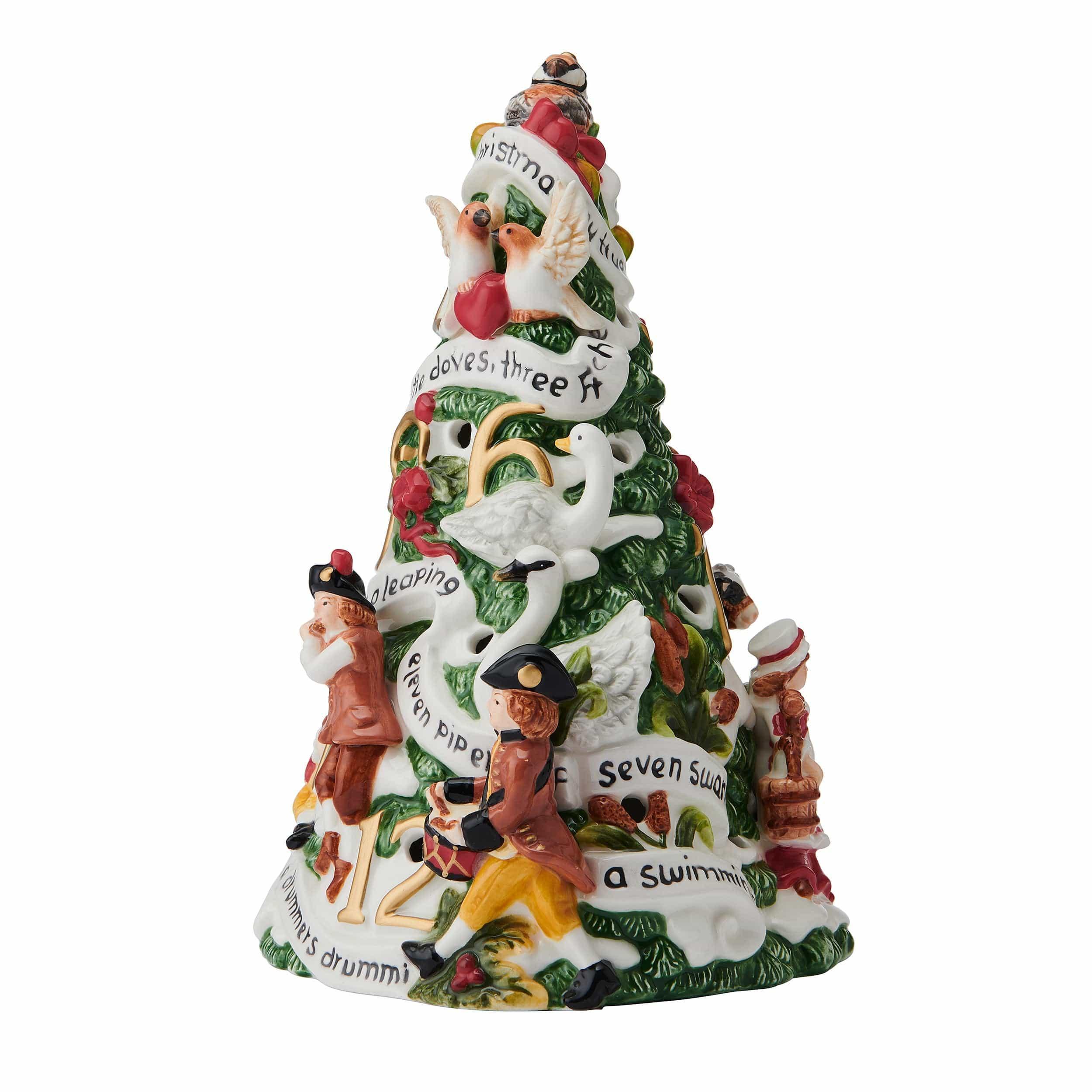 Holiday Luminary Christmas Tree LED Figurine, 9.5 IN - Image 7