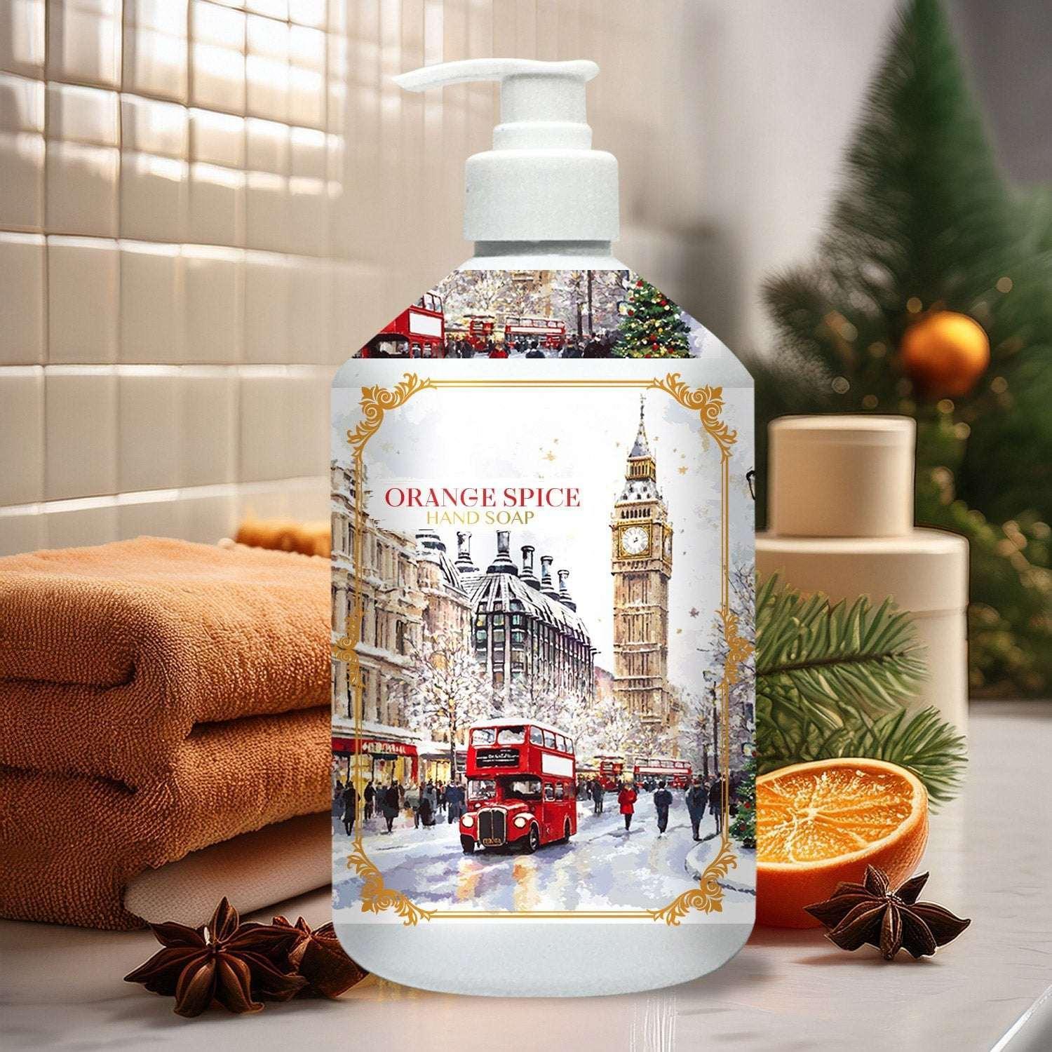 Home + Body Holiday Passport Hand Soap, 21.5 fl oz, 8-pack - Image 4