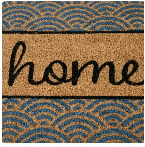 Home Décor Collection 18" x 30" Blue Home Doormat - Image 3