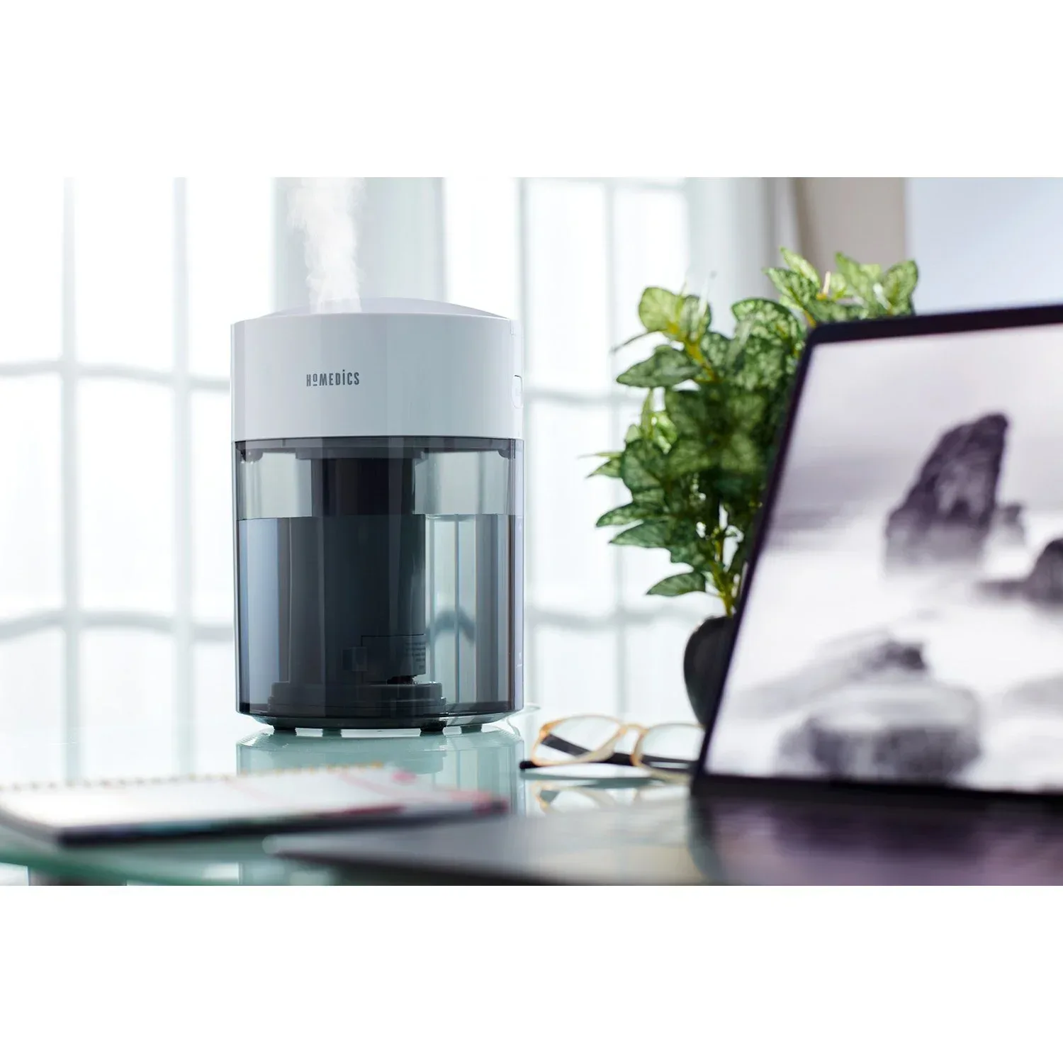 HoMedics Total Comfort UV-C, Cool Mist Ultrasonic Humidifier for Medium Rooms - 2 Pack - Image 11