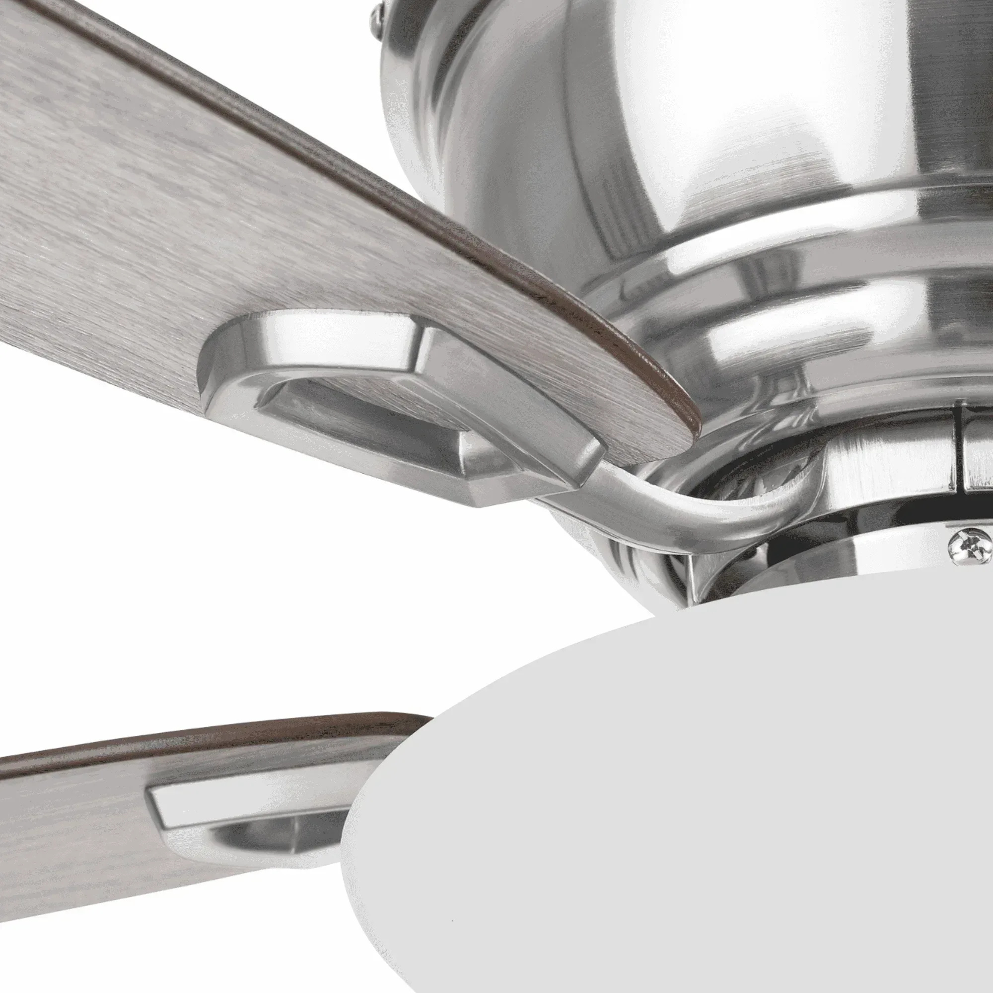 Honeywell Rockford 52" Traditional Satin Nickel Indoor Ceiling Fan with Light, Pull Chains & Reversible Motor - Image 6
