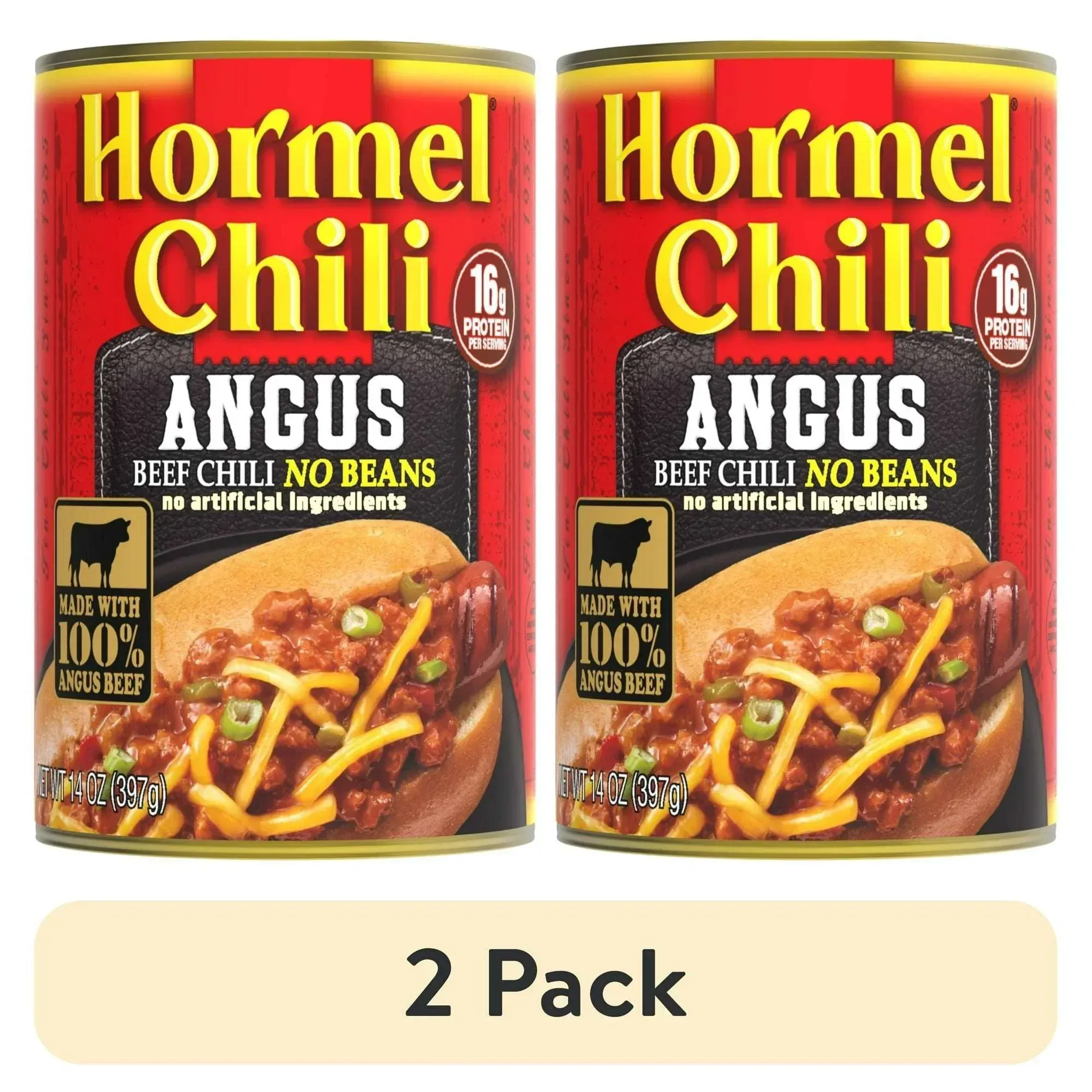 HORMEL Angus Chili No Beans Canned Chili, Shelf-Stable, 15 oz Steel Can - Image 7