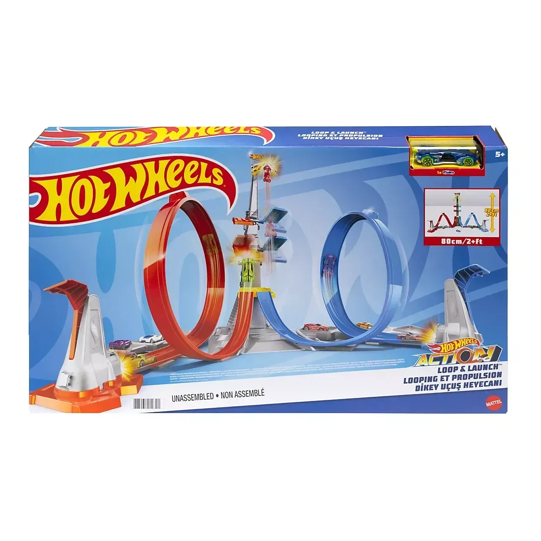 Hot Wheels Loop & Launch Track Set - Image 2