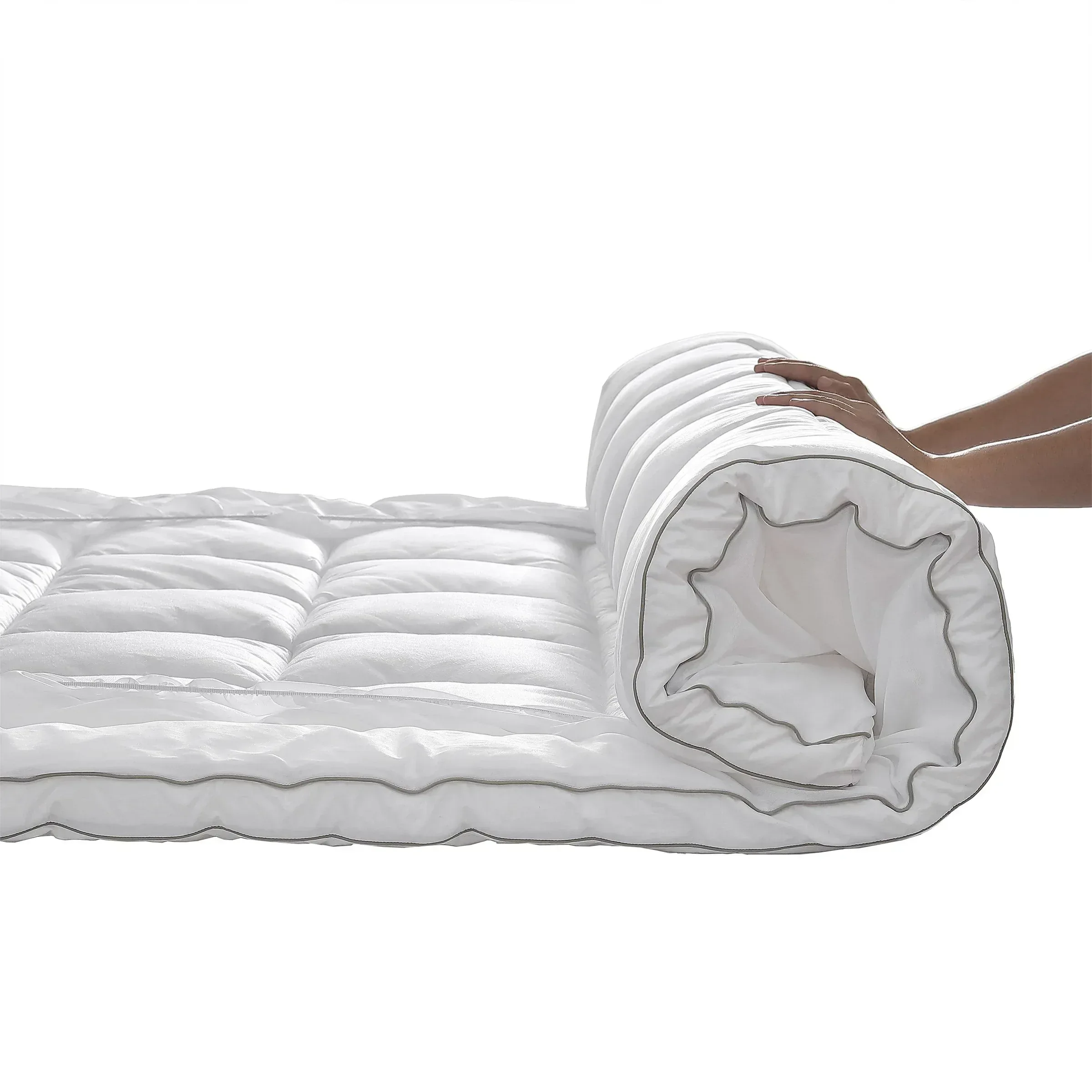 Hotel Grand Polyester Filled 2” Mattress Topper - Image 6