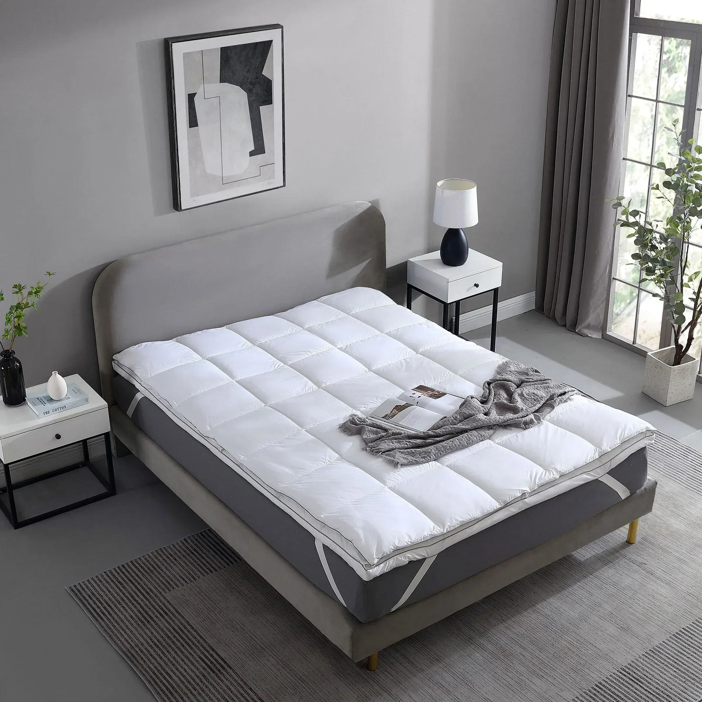 Hotel Grand Softy Feather Bed, White