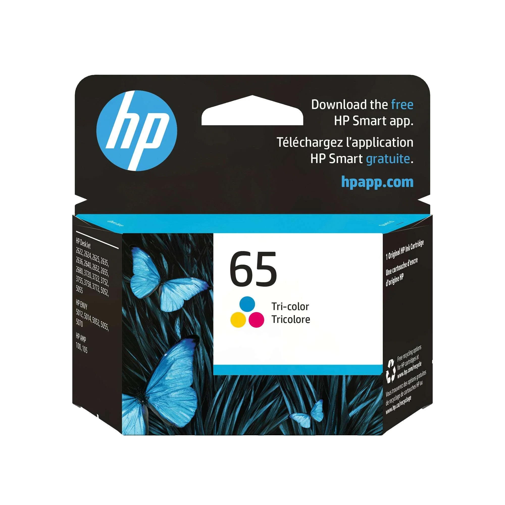 HP 65 Black Original Ink Cartridge, ~120 pages, N9K02AN#140 - Image 8