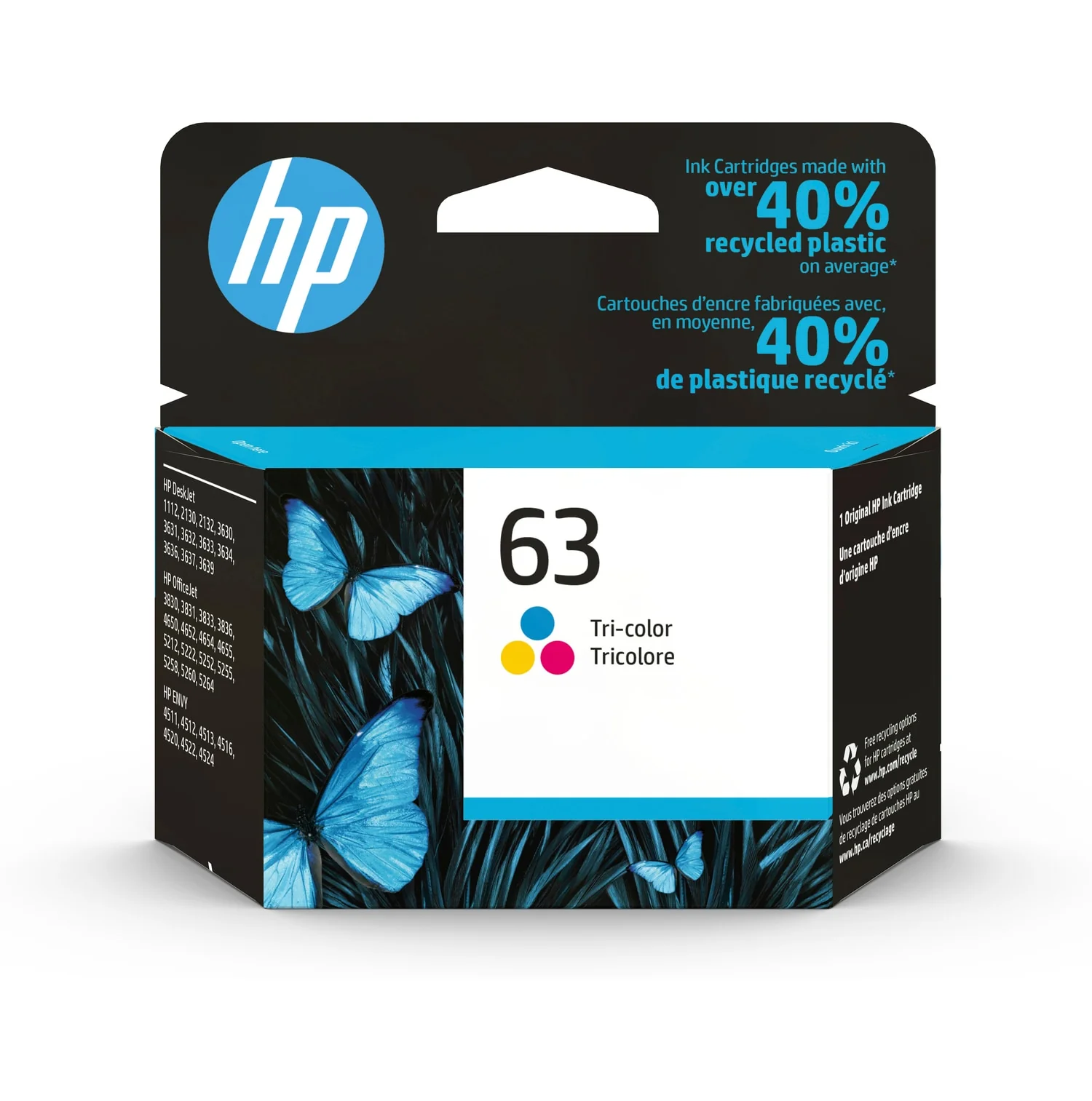 HP - Hp 63, (f6u62an) Black Original Ink Cartridge - Image 8
