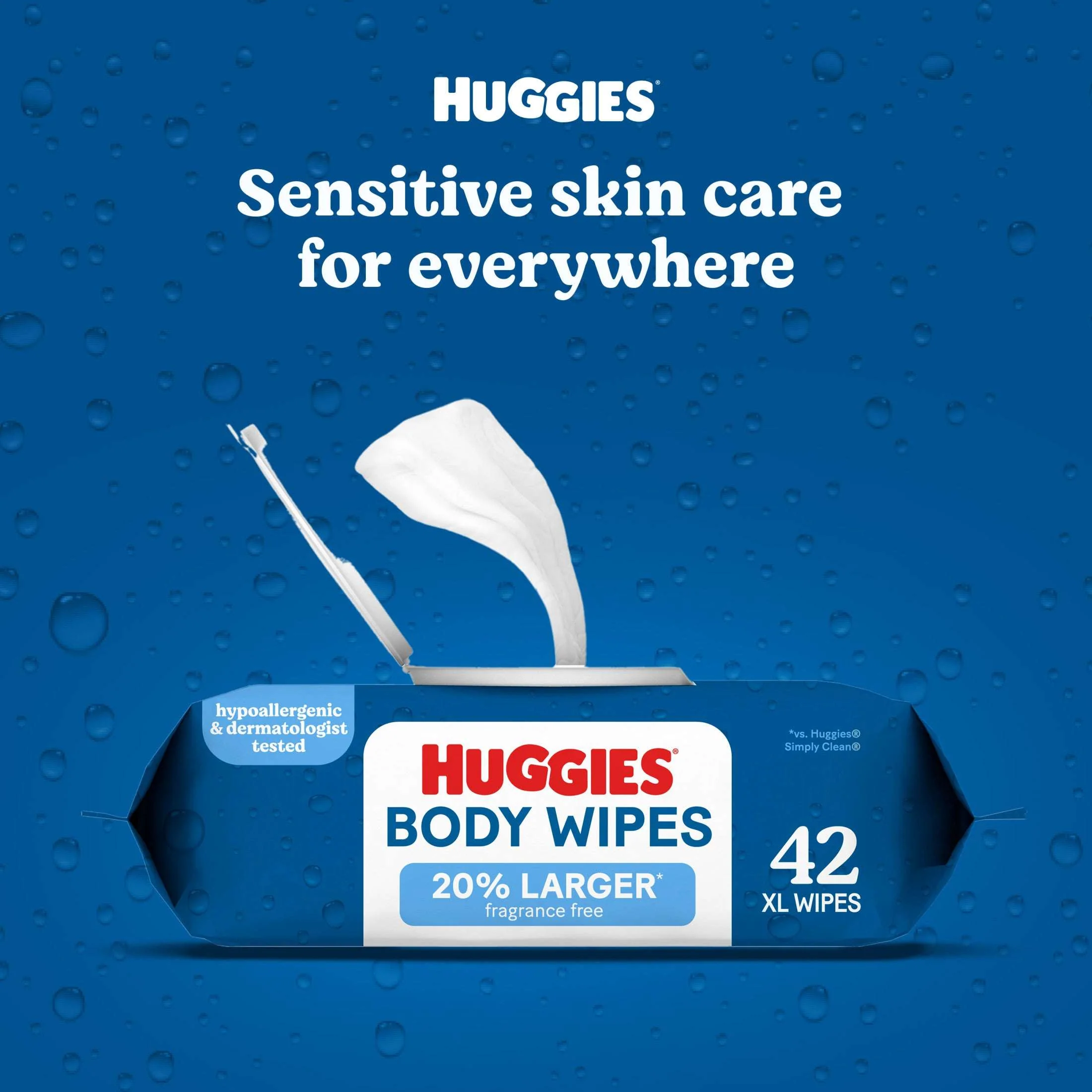 Huggies Extra Large Unscented Wipes, 3 Flip-Top Packs, 126 Count - Image 5