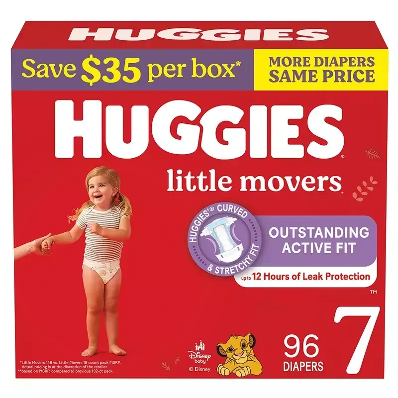 Huggies Little Movers Diapers (Select Size) - Image 12