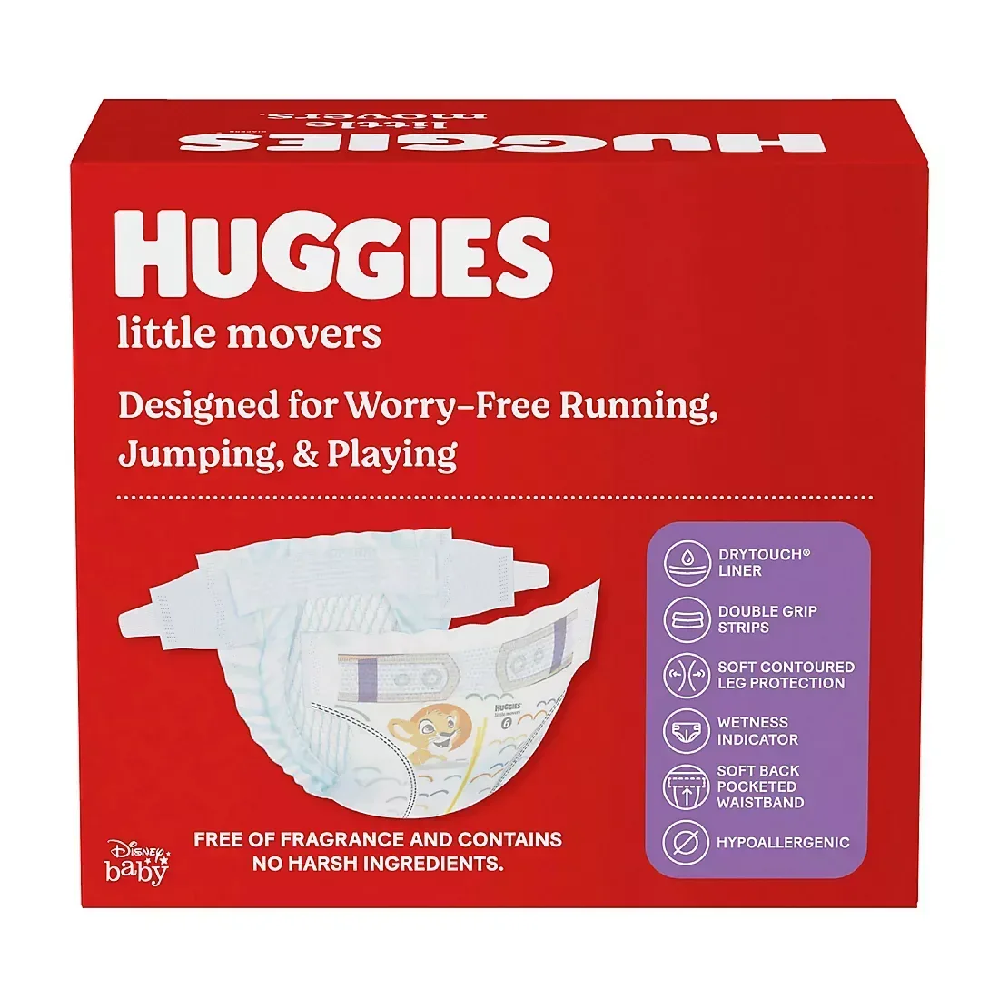 Huggies Little Movers Diapers (Select Size) - Image 2