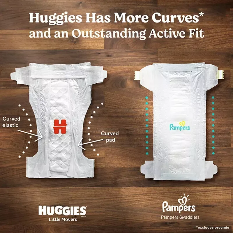 Huggies Little Movers Diapers (Select Size) - Image 8