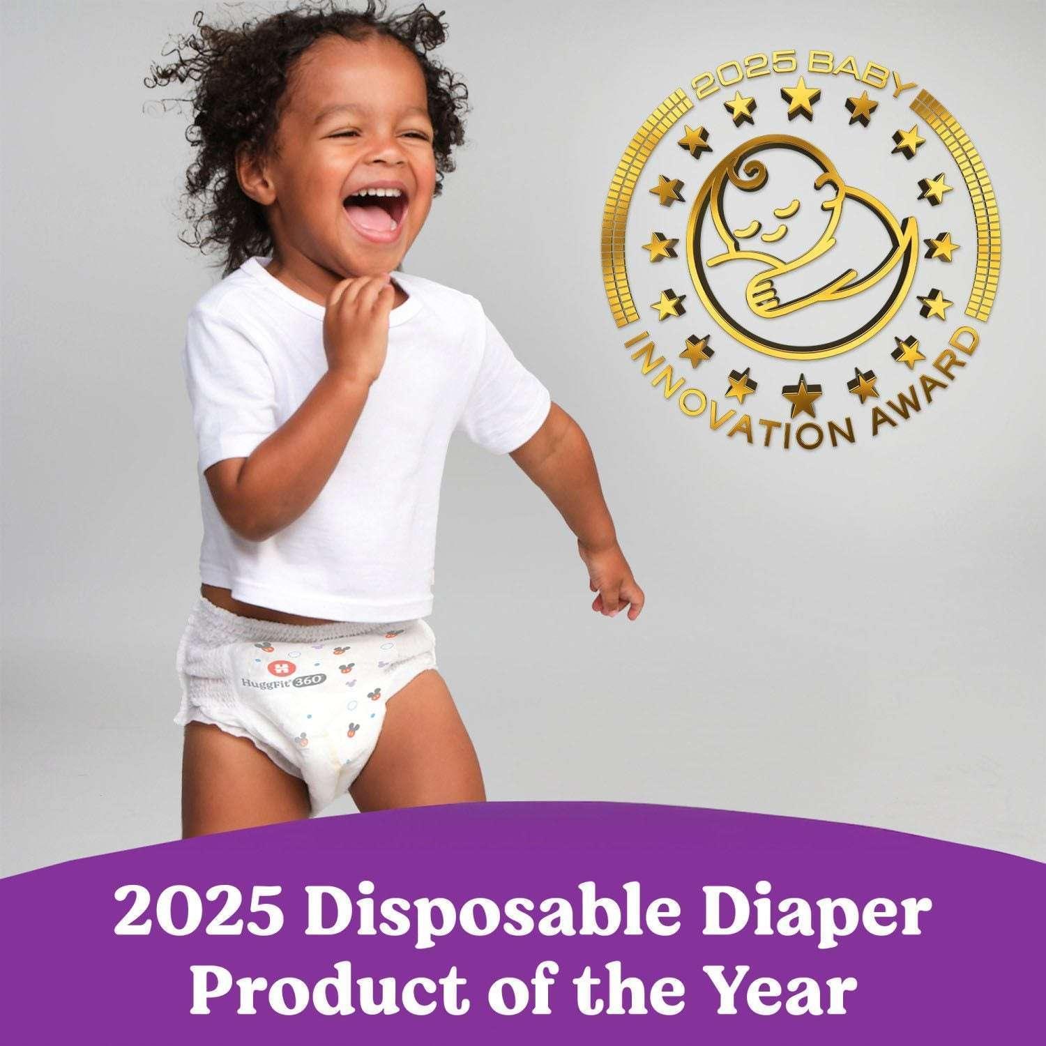 Huggies Little Movers HuggFit 360° Diapers, Sizes 3-7 - Image 10