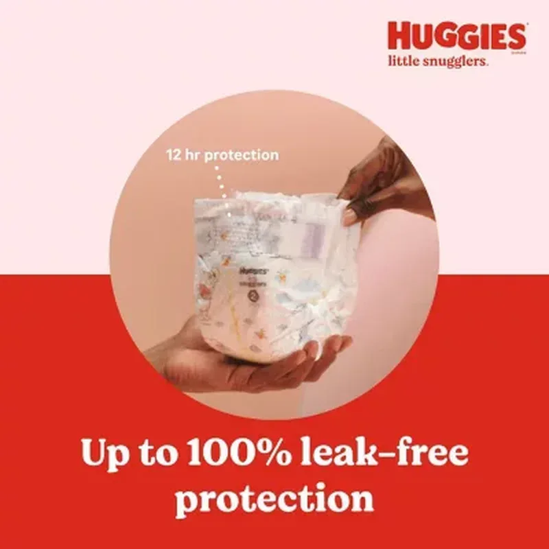 Huggies Little Snugglers Diapers (Sizes: Newborn-2) - Image 5