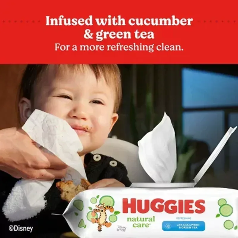 Huggies Natural Care, Refreshing Clean Baby Wipes, 17 Packs (1088 Ct.) - Image 2