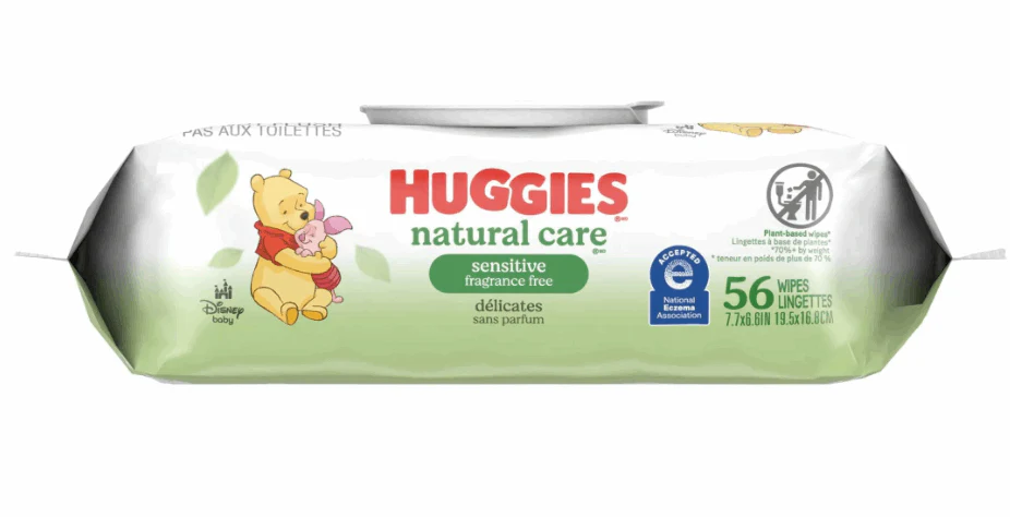 Huggies Natural Care Sensitive Baby Wipes, Unscented, 1 Flip-Top Pack, 56 Count (Select for More) - Image 13