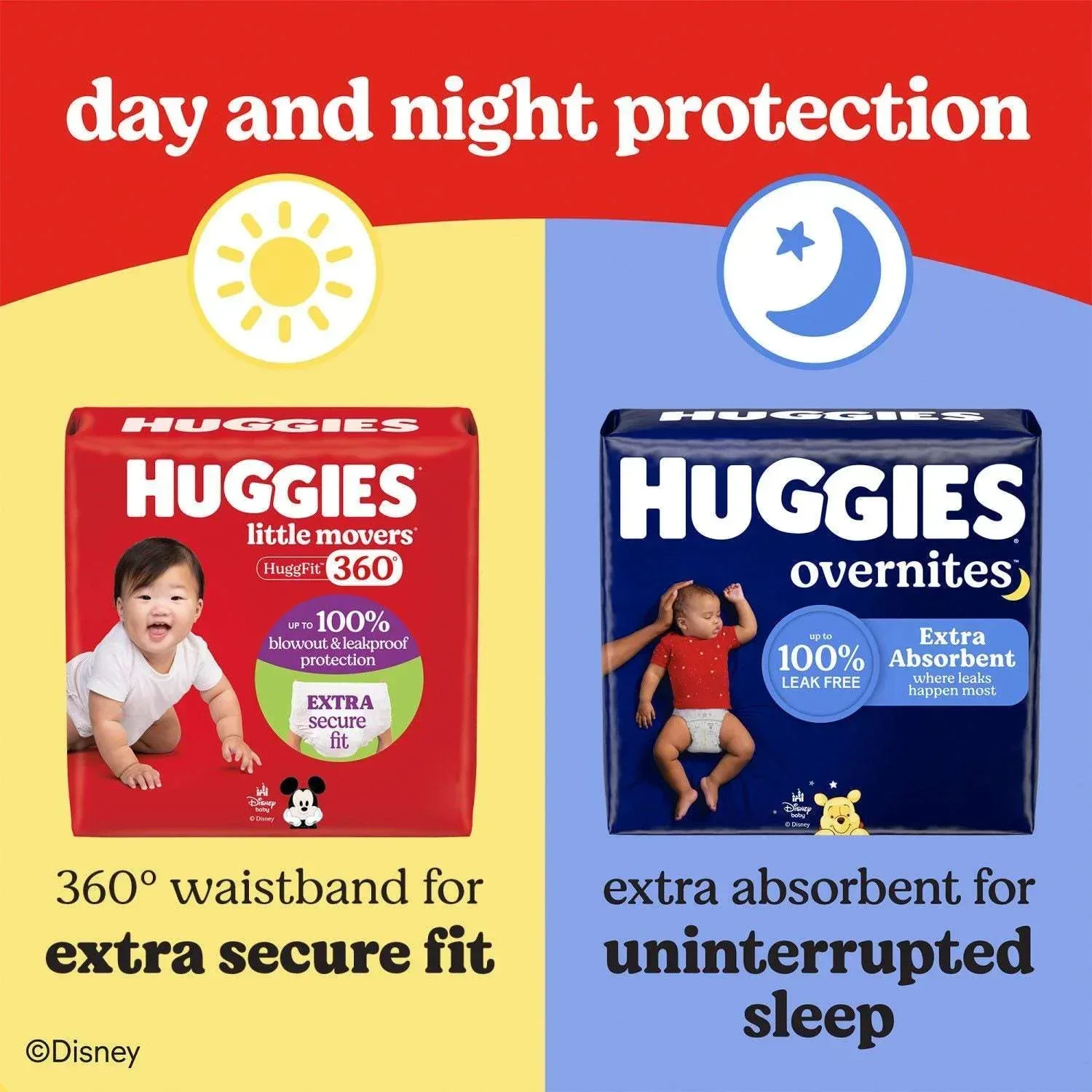 Huggies Overnites Nighttime Baby Diapers, Sizes 3-7 - Image 15