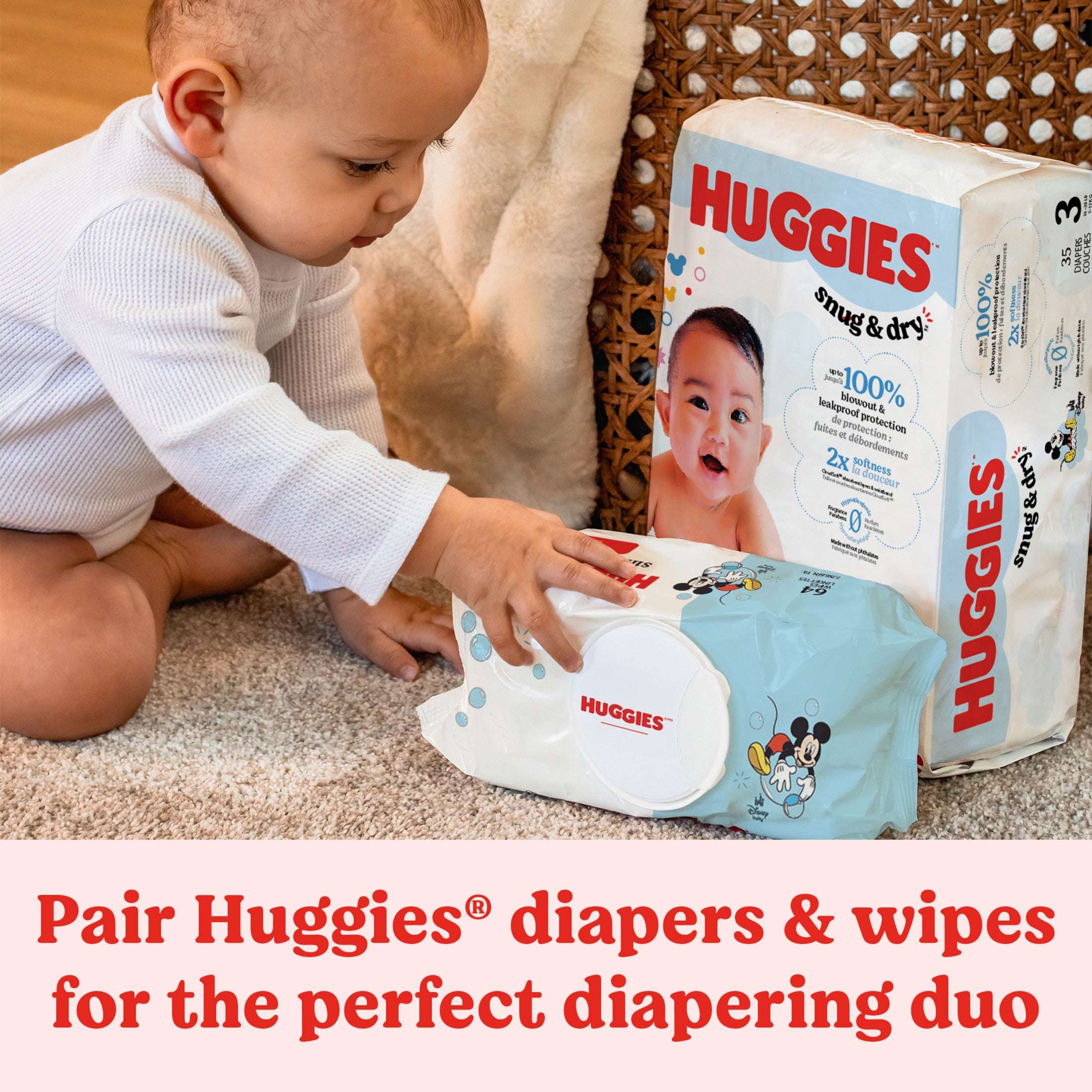 Huggies Simply Clean Unscented Baby Wipes, 1 Pack, 64 Total Count (Select for More) - Image 9