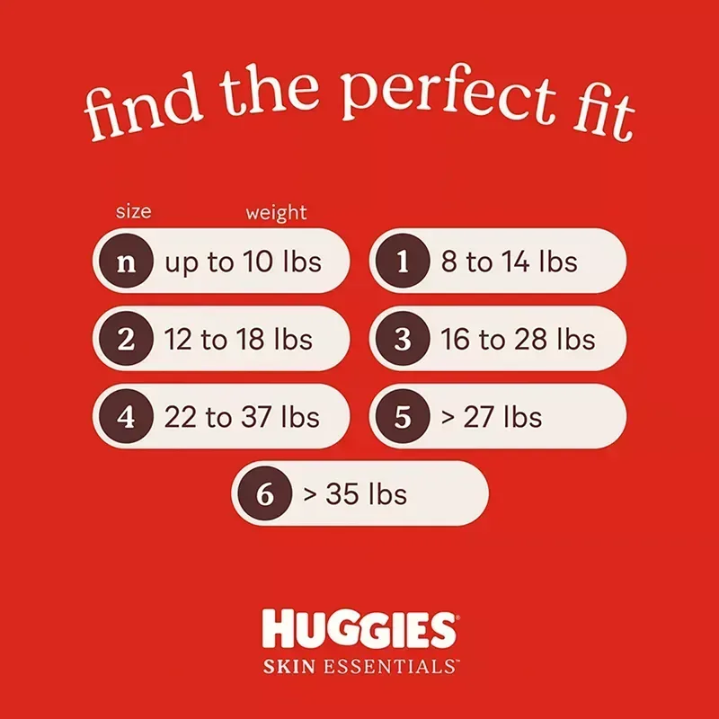 Huggies Skin Essentials Baby Diapers (Select Size) - Image 5
