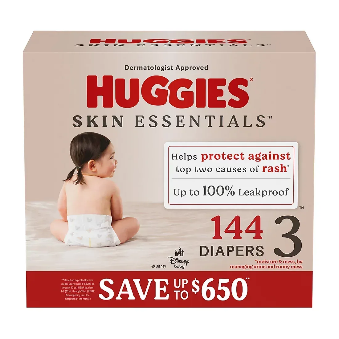 Huggies Skin Essentials Baby Diapers (Select Size) - Image 9