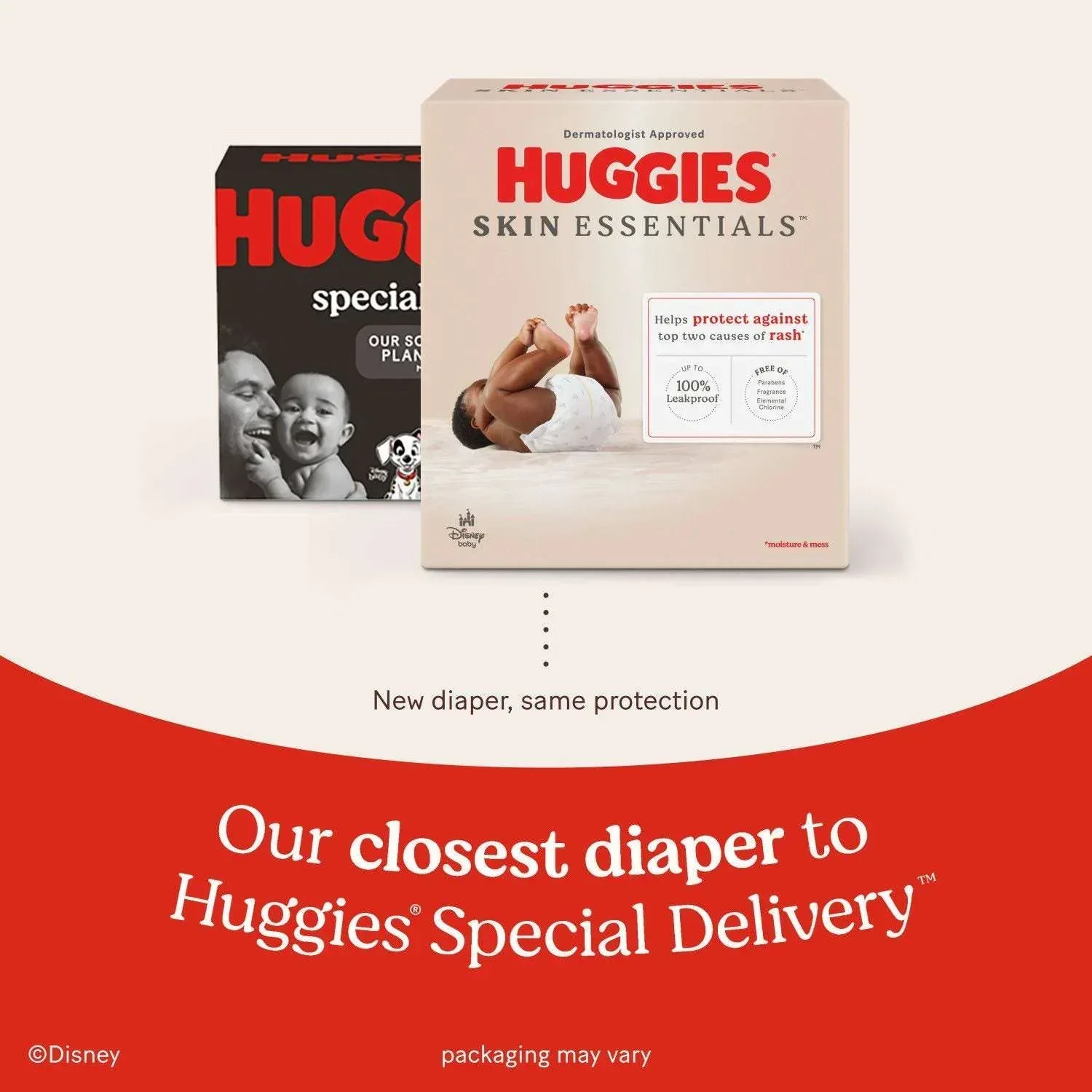 Huggies Skin Essentials Baby Diapers, Sizes 1-6 - Image 13