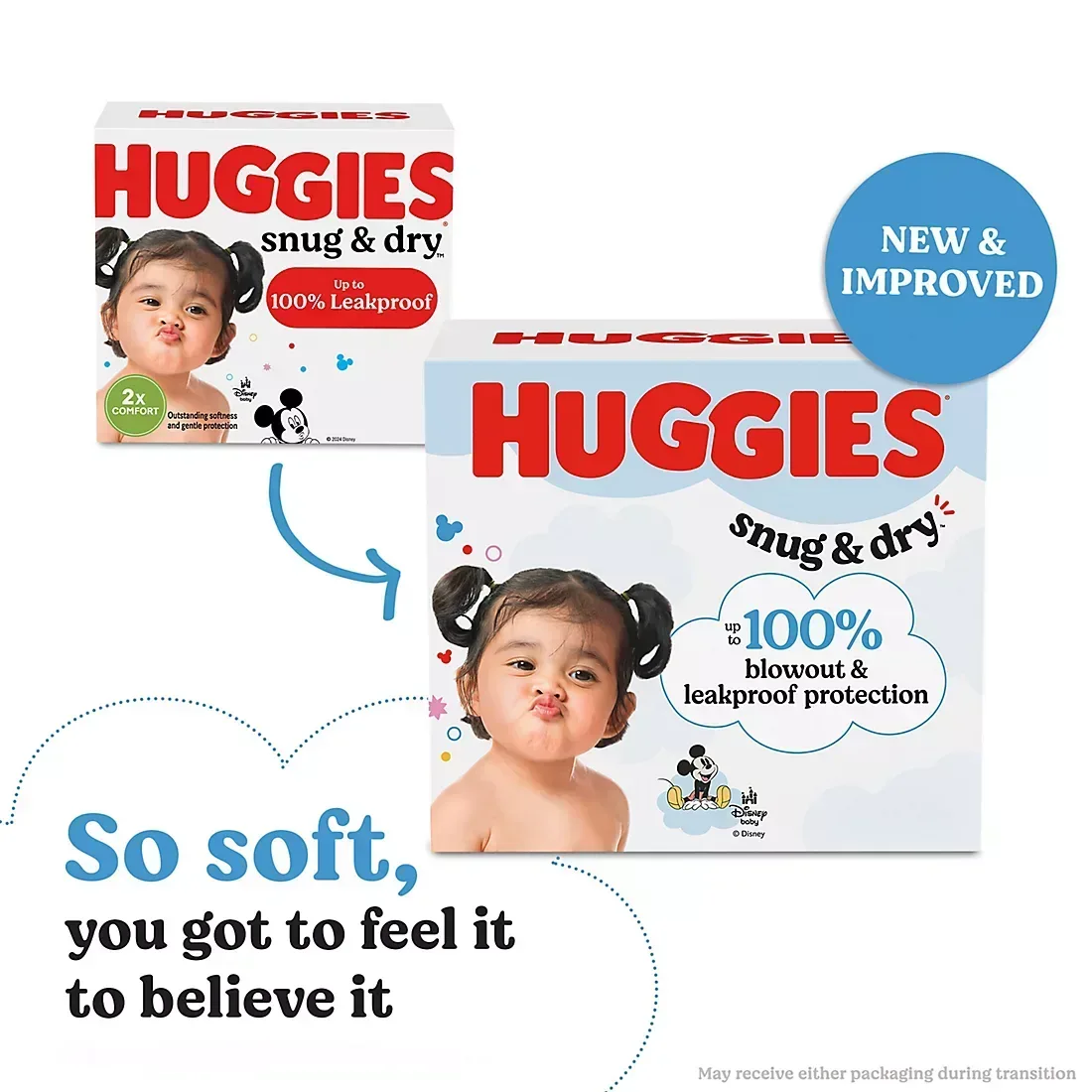 Huggies Snug & Dry Baby Diapers (Select Size) - Image 2