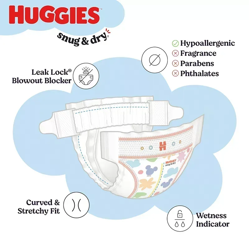 Huggies Snug & Dry Baby Diapers (Select Size) - Image 7