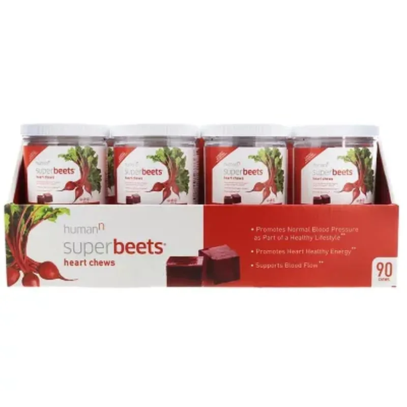 Humann SuperBeets Heart Chews, Pomegranate Berry Flavor, 90 Count - Image 7
